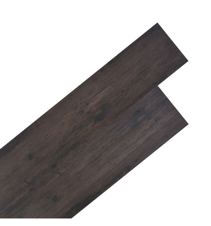 Planches de plancher PVC Non auto-adhésif Chêne gris foncé | Mobilier & Déco