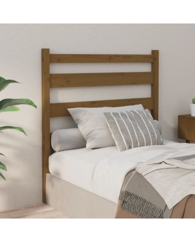 Tête de lit Marron miel 81x4x100 cm Bois massif de pin | Mobilier & Déco