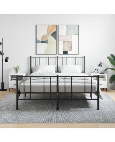 Tables de chevet 2 pcs blanc 40x35x47,5 cm bois d’ingénierie | Mobilier & Déco