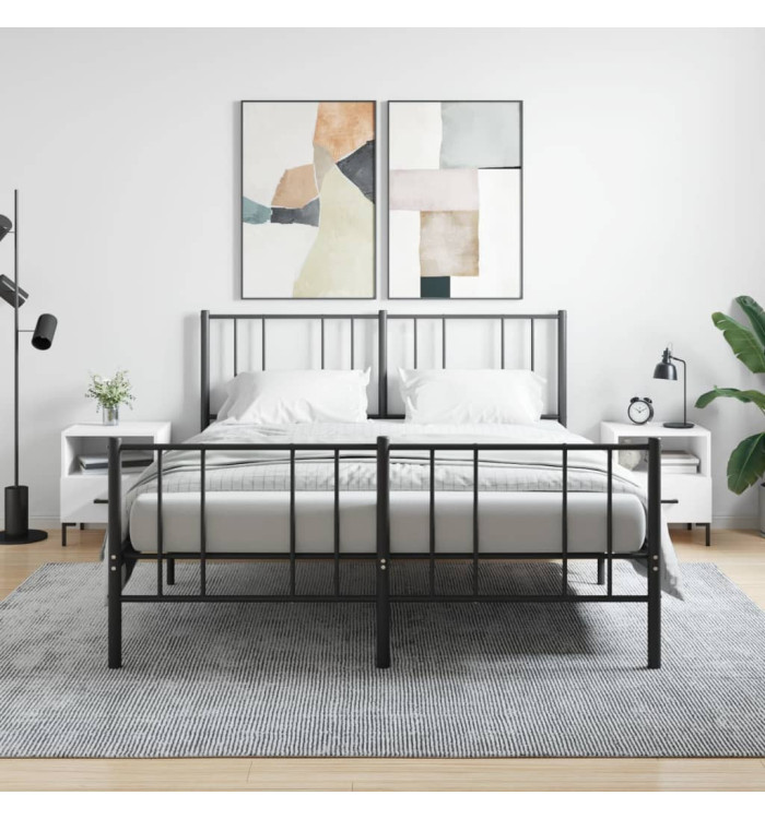 Tables de chevet 2 pcs blanc 40x35x47,5 cm bois d’ingénierie | Mobilier & Déco