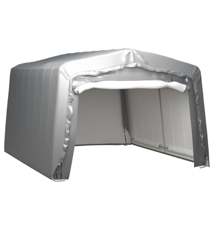 Tente de rangement 370x370 cm Acier Gris | Mobilier & Déco