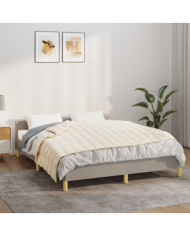 Couverture lestée Crème clair 137x200 cm 6 kg Tissu | Mobilier & Déco
