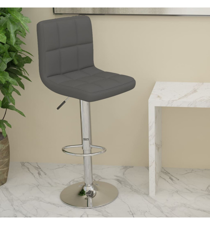 Tabouret de bar Gris foncé Tissu | Mobilier & Déco