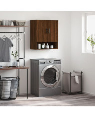 Armoire murale chêne marron 60x31x70 cm bois d'ingénierie | Mobilier & Déco
