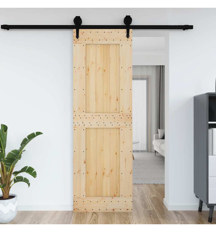 Porte NARVIK 70x210 cm bois massif de pin | Mobilier & Déco
