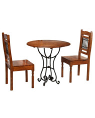 Ensemble de bistrot 3 pcs Bois d'acacia massif | Mobilier & Déco