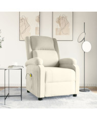 Fauteuil de massage Crème Velours | Mobilier & Déco