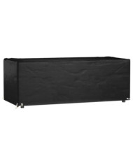 Housse de salon de jardin 8 œillets 192x82x65 cm rectangulaire | Mobilier & Déco