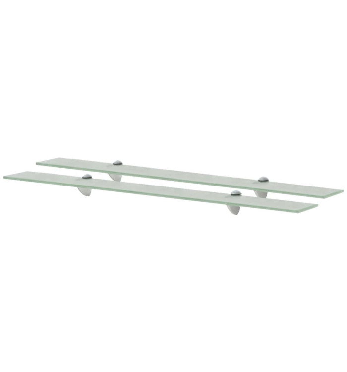 Étagères murales 2 pcs Verre 90 x 20 cm 8 mm | Mobilier & Déco