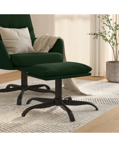 Repose-pied Vert foncé 60x60x36 cm Velours | Mobilier & Déco