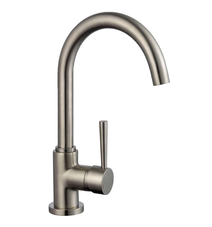 SCHÜTTE Mitigeur d'évier CORNWALL acier inoxydable | Mobilier & Déco