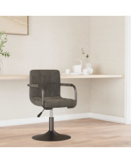 Tabouret de bar Gris foncé Velours | Mobilier & Déco