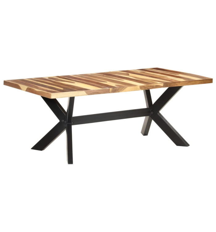 Table de salle à manger 200x100x75 cm Bois avec finition miel | Mobilier & Déco