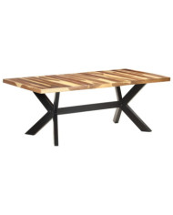 Table de salle à manger 200x100x75 cm Bois avec finition miel | Mobilier & Déco