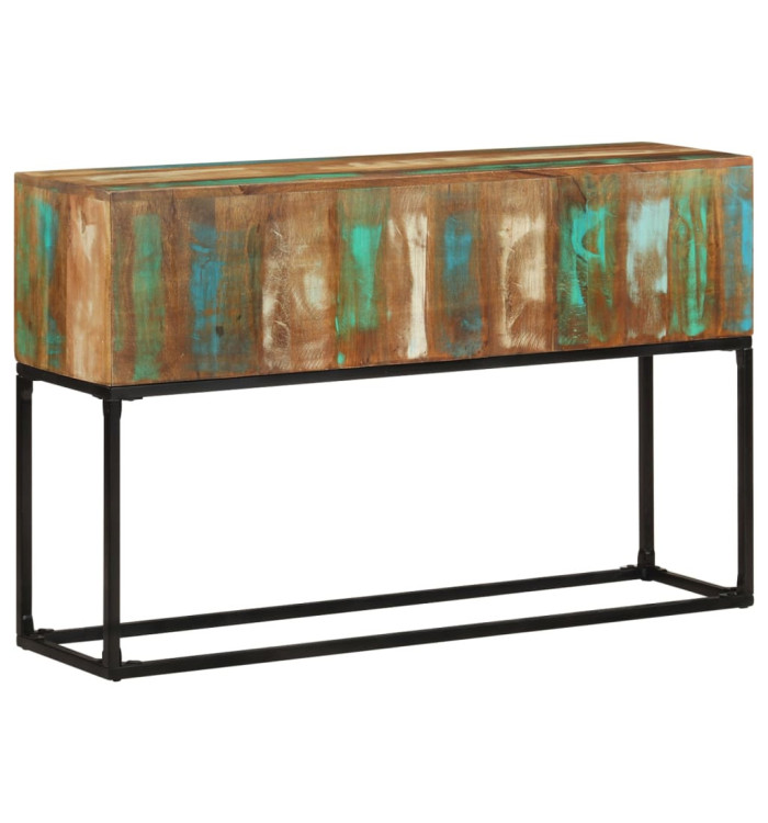 Table console 120x30x75 cm Bois de récupération massif | Mobilier & Déco