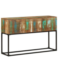 Table console 120x30x75 cm Bois de récupération massif | Mobilier & Déco