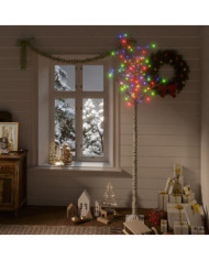 Sapin de Noël 200 LED colorées Saule 2,2 m Int/Ext | Mobilier & Déco