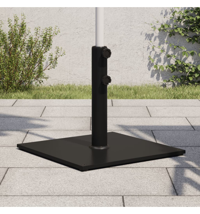 Base de parasol pour mâts Ø32/38/48 mm 17 kg carré | Mobilier & Déco