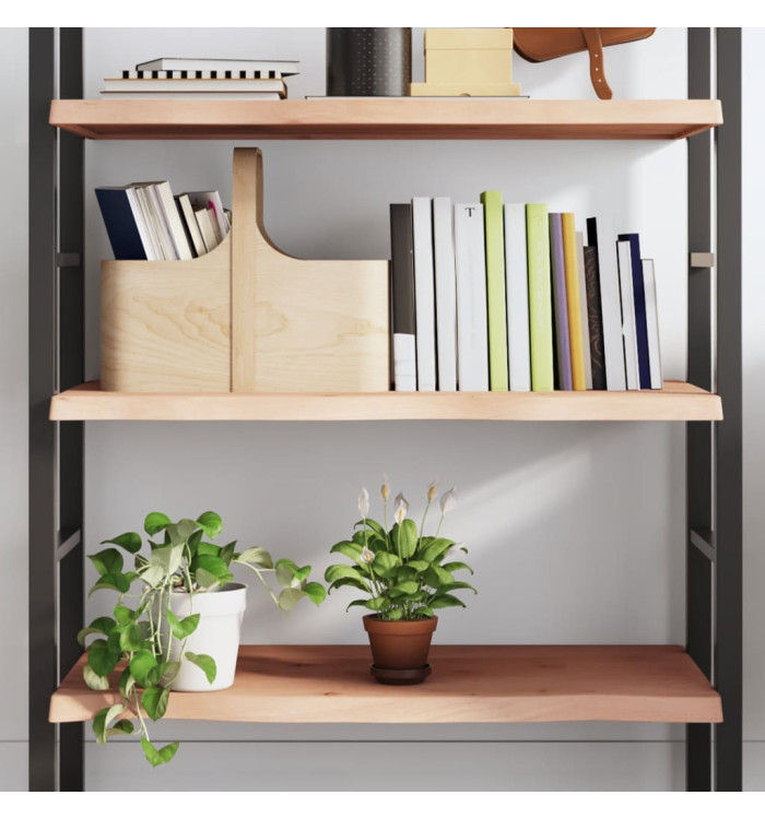 Étagère murale 100x40x(2-4) cm bois de chêne massif non traité | Mobilier & Déco