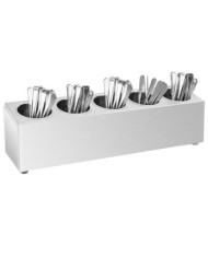 Porte-couverts 5 grilles Rectangulaire Acier inoxydable | Mobilier & Déco