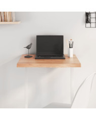 Dessus de table marron clair bois chêne massif traité | Mobilier & Déco