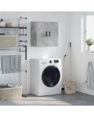 Armoire murale gris béton 60x31x60 cm bois d'ingénierie | Mobilier & Déco