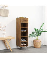 Meuble à chaussures Chêne marron 30x35x105 cm Bois d'ingénierie | Mobilier & Déco