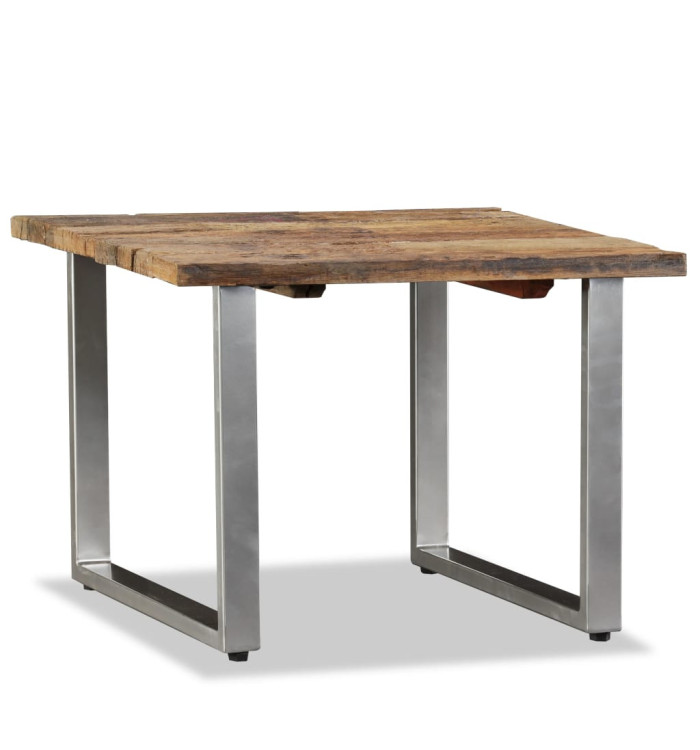 Table basse Bois de récupération massif 55x55x40 cm | Mobilier & Déco