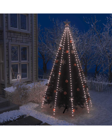 Guirlande lumineuse filet d'arbre de Noël 400 LED 400 cm | Mobilier & Déco