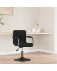 Chaise de salle à manger Noir Velours | Mobilier & Déco