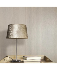 Vintage Deluxe Papier peint Stripes Gris et blanc | Mobilier & Déco