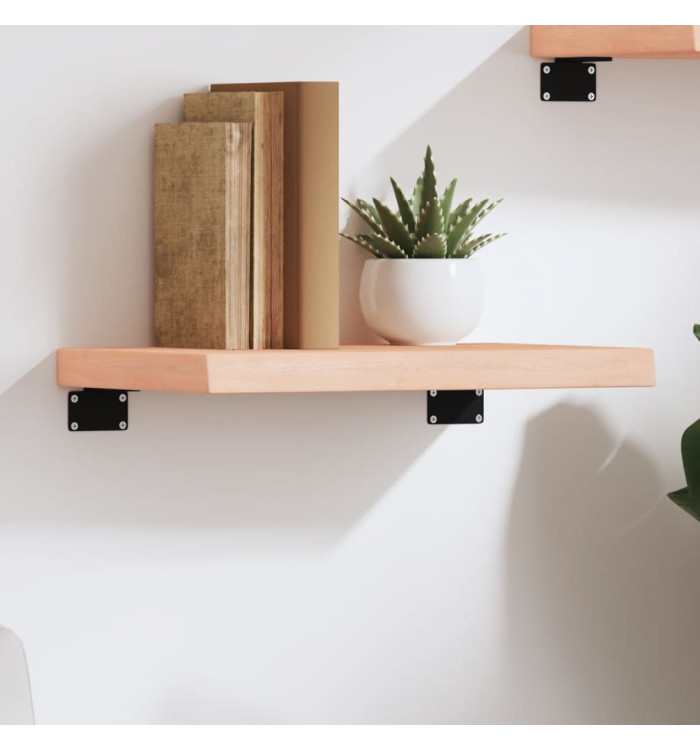 Étagère murale 40x30x(2-4) cm bois de chêne massif non traité | Mobilier & Déco
