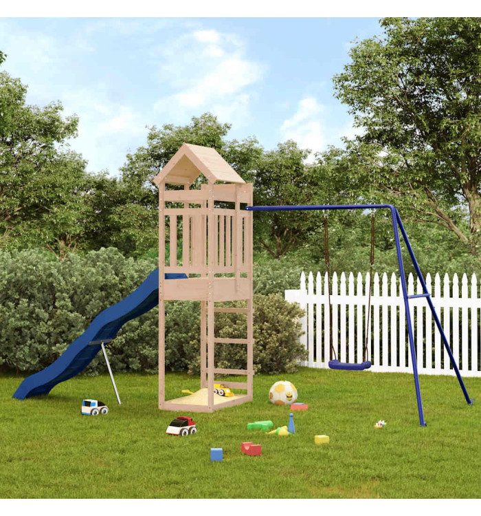 Aire de jeux d'extérieur bois de pin massif | Mobilier & Déco