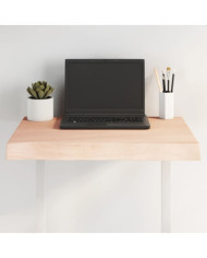 Dessus de table bois massif non traité bordure assortie | Mobilier & Déco