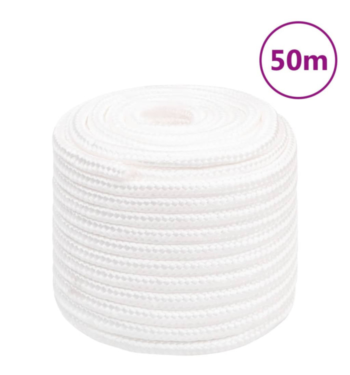 Corde de bateau Blanc complet 16 mm 50 m Polypropylène | Mobilier & Déco