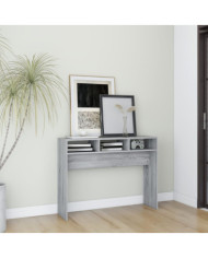 Table console Sonoma gris 105x30x80 cm Bois d'ingénierie | Mobilier & Déco