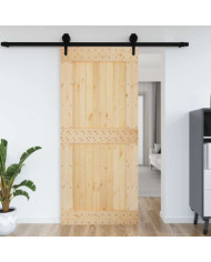 Porte NARVIK 100x210 cm bois massif de pin | Mobilier & Déco