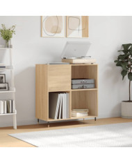 Armoire à disques chêne sonoma 84,5x38x89 cm bois d'ingénierie | Mobilier & Déco