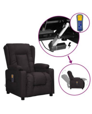 Fauteuil de massage Noir Similicuir | Mobilier & Déco