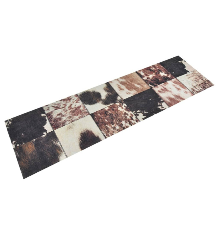 Tapis de cuisine lavable impression peau d'animal 45x150 cm | Mobilier & Déco
