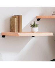 Étagère murale 60x50x(2-6) cm bois de chêne massif non traité | Mobilier & Déco