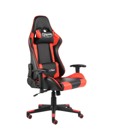 Chaise de jeu pivotante Rouge PVC | Mobilier & Déco