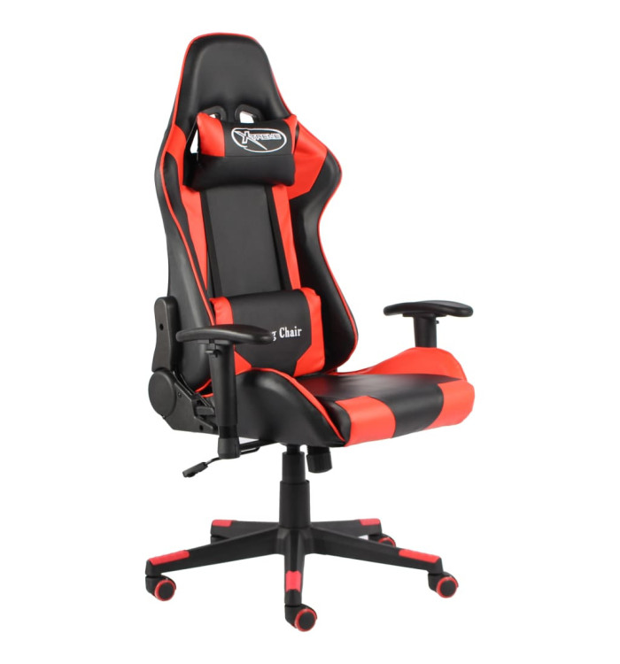 Chaise de jeu pivotante Rouge PVC | Mobilier & Déco