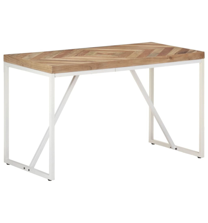 Table à manger 120x60x76 cm Bois massif d'acacia et de manguier | Mobilier & Déco