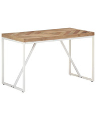 Table à manger 120x60x76 cm Bois massif d'acacia et de manguier | Mobilier & Déco