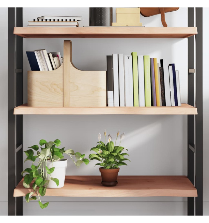 Étagère murale 100x60x(2-4) cm bois de chêne massif non traité | Mobilier & Déco