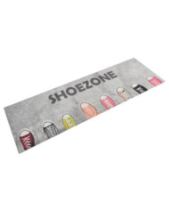 Tapis de cuisine lavable impression shoezone 60x180 cm velours | Mobilier & Déco