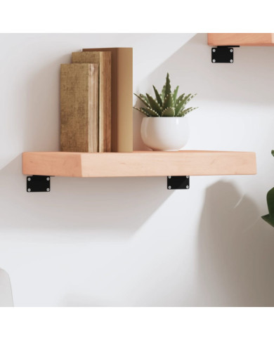 Étagère murale 40x20x6 cm bois de chêne massif non traité | Mobilier & Déco