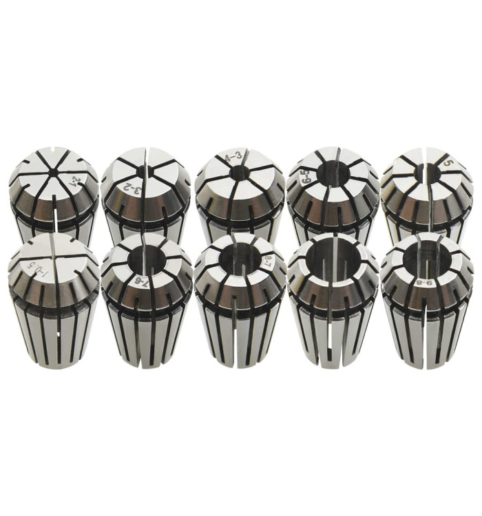 Douilles de serrage ER16 10 pcs Ensemble d'outils de tournage | Mobilier & Déco