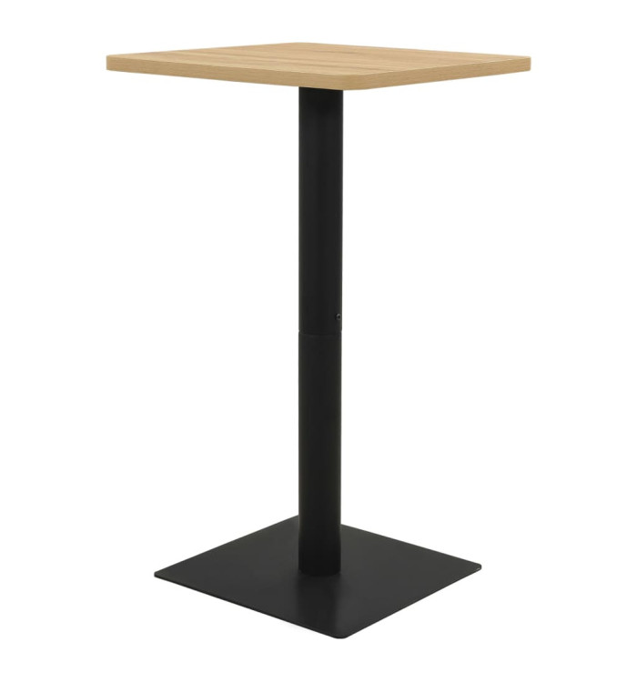 Table de bistro Couleur chêne 70x70x107 cm | Mobilier & Déco